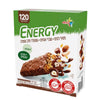Strauss Energy Cereal Bars – Milk Chocolate Coated with Nut Pieces – 6 Snack Bars (168g) – 120 Calories per Bar – Product of Israel