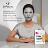 SPApharma Vitamin C Brightening & Illuminating Sheet Face Mask with Dead Sea Minerals – Helps Improve Skin Tone, Fine Lines & Radiance – For All Skin Types – 5 Sheet Masks