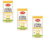 Galil Ultra Thin Salted Corn Cakes, 3.5 oz (100g) – Bundle of 3, Gluten Free Corn Snacks, Vegan, Non-GMO, Kosher Certified