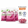 Elite MUST Sugar Free Candy Bundle – Cherry Flavor – 3 Pack | 80g Each | Product of Israel | Kosher Candy