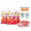 Elite Must Sugar Free Lemon Berry Hard Candies – 80g Bags (Pack of 3) | No Added Sugar | Kosher | Imported from Israel