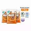 Must Sugar Free Dulce de Leche Hard Candies – 80g Bags (Pack of 3) | Creamy Caramel Milk Flavor | Kosher | No Added Sugar | Imported from Israel