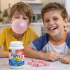 Elite Bazooka Chewy Gum Cubes Bottle – 58g (Pack of 3) | Classic Bazooka Bubble Gum Cubes | Kosher | Imported from Israel