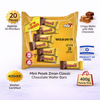 Elite Mini Pesek Zman Classic Chocolate Wafer Bars – 400g Family Pack | Mini Israeli Chocolate Snacks | Kosher | Imported from Israel
