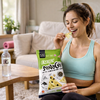 Strauss Energy Hateimot Triangles Black Pepper Snack – Chickpeas, Rice & Black Lentils | Crunchy Savory Snack 132 Calories | Bundle of 3 Packs (30g Each) | Israeli Snack