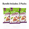 Strauss Energy Triangles Beet Snack – 130 Calories | Crunchy Plant-Based Triangles | 30g Bags | Healthy Savory Snack | Bundle of 3 | Made in Israel