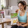 Strauss Energy Triangles Caramelized Onion Snack – Corn & Rice Crunchy Triangles | 30g Bags | Savory Onion Flavor | Light Crispy Snack | Bundle of 3 | Made in Israel