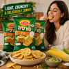 Osem Tortilla Corn Snacks – Crispy Corn & Rice Chips – Light Crunchy Israeli Snack – Kosher Badatz Jerusalem – Pack of 3 (60g Each)