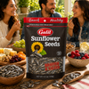 Galil Roasted & Salted Sunflower Seeds, 4.5 Oz (128g) – Premium Sunflower Seeds, Crunchy Snack, Resealable Bag, Kosher & Halal Certified, Product of Israel