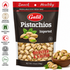 Galil Imported Roasted & Salted Pistachios, 7 Oz (198g) – Premium Pistachios, Crunchy Nut Snack, Resealable Bag, Kosher & Halal Certified, Product of Turkey
