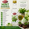 Shams Premium Mint Essence, 1.69 Fl Oz (50ml) – Concentrated Mint Flavoring, Dilute 1:100, For Baking, Desserts, Beverages & Cooking, Kosher & Halal Certified