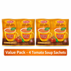Osem Instant Tomato Soup Mix – Bundle of 2 Twin Packs (4 Sachets Total, 30g Each) Authentic Israeli Tomato Soup Instant Soup Mix Kosher Badatz Total 120g