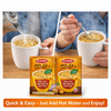 Osem Instant Chicken Soup with Almonds – Bundle of 2 Twin Packs (4 Sachets Total) Authentic Israeli Chicken Soup Mix Kosher Badatz Total 104g