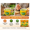 Osem Instant Pea Soup Mix – Bundle of 2 Twin Packs (4 Sachets Total) Authentic Israeli Pea Soup Instant Soup Mix Kosher Badatz Total 104g