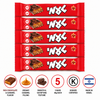 Elite Taami Chocolate Caramel Snack Bars – Milk Chocolate Bar with Creamy Caramel Filling, 40g Each, Pack of 5, Kosher Certified Israeli Candy