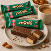 Elite Tortit Almond Cream Wafer Bars – Crispy Wafer Filled with Smooth Almond Cream, 40g Each, Pack of 5, Kosher Certified Israeli Snack
