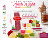 Galil Turkish Delight Rose Lemon Mint – Authentic Handcrafted Lokum from Istanbul – Vegan, Gluten Free, Kosher & Halal – 16 oz
