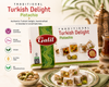 Galil Pistachio Turkish Delight – Authentic Handcrafted Lokum from Istanbul – Vegan, Gluten Free, Kosher & Halal – 16 oz