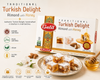 Galil Almond Honey Turkish Delight – Authentic Handcrafted Lokum from Istanbul – Vegan, Gluten Free, Kosher & Halal – 16 oz