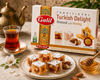 Galil Almond Honey Turkish Delight – Authentic Handcrafted Lokum from Istanbul – Vegan, Gluten Free, Kosher & Halal – 16 oz