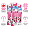Milk Mates Strawberry Flavoring Straws, 5 Straws per Pack – Bundle of 3 Packs, Strawberry Milk Drinking Straws, Kosher Certified, Product of Hungary