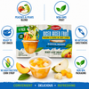 Galil Diced Mixed Fruit (Peaches & Pears) in Light Syrup, 4 oz Cups (113g Each) – 4 Pack, Ready-to-Eat Fruit Cups, Non-GMO, Kosher Certified