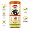 Galil No Salt Thin Corn Cakes, 3.5 oz (100g) – Bundle of 3, Gluten Free Corn Snacks, Vegan, Non-GMO, Kosher Certified