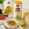 Galil Thin Corn Cakes with a Touch of Sea Salt, 3.5 oz (100g) – Bundle of 3, Gluten Free Corn Snacks, Vegan, Non-GMO, Kosher Certified