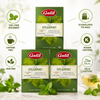 Galil Spearmint Herbal Tea, 1.23 oz (35g) – Bundle of 3 Boxes, 60 Enveloped Tea Bags, Caffeine Free, Non-GMO, Kosher