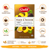 Galil Peach & Passion Herbal Tea, Bundle of 3 Boxes – 60 Individually Enveloped Tea Bags, Caffeine Free, Non-GMO, Kosher