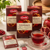 Galil Pomegranate Herbal Tea, Bundle of 3 Boxes – 60 Individually Enveloped Tea Bags, Caffeine Free, Non-GMO, Kosher & Halal