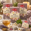 Galil Relax Herbal Tea, Bundle of 3 Boxes – 60 Individually Enveloped Tea Bags, Caffeine Free, Non-GMO, Kosher & Halal