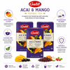Galil Acai & Mango Herbal Tea, Bundle of 3 Boxes – 60 Individually Enveloped Tea Bags, Caffeine Free, Non-GMO, Kosher & Halal