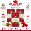 Galil Strawberry Herbal Tea, Bundle of 3 Boxes – 60 Individually Enveloped Tea Bags, Caffeine Free, Non-GMO, Kosher