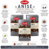 Galil Anise Herbal Tea, Bundle of 3 Boxes – 60 Individually Enveloped Tea Bags, Caffeine Free, Non-GMO, Kosher & Halal