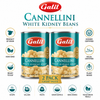 Galil Cannellini White Kidney Beans, 14 oz Cans, Premium White Beans, Ready to Eat, Non-GMO, Kosher & Halal Certified, Product of Spain – Pack of 2