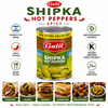 Galil Shipka Hot Peppers, 23 oz (650g), Spicy Pickled Green Chili Peppers, Kosher & Halal Certified, Product of Israel