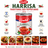 Galil Spicy Harissa Sauce, 20 oz (570g), Traditional Red Pepper Sauce, Authentic North African Condiment, Kosher & Halal Certified, Product of Israel