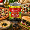 Galil Black Olive Rings, 23 oz (672g), Sliced & Pitted Black Olives, Ready-to-Use Pizza & Salad Topping, Kosher & Halal Certified, Product of Israel