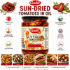 Galil Sun-Dried Tomatoes in Oil, 19 oz (540g), Marinated Mediterranean Tomatoes with Herbs & Garlic, Gluten Free, Kosher & Halal Certified, Product of Turkey
