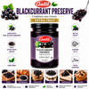 Galil Blackcurrant Preserve, 13 oz (370g), Extra Fruit Blackcurrant Jam, Non-GMO, Vegan, Kosher & Halal Certified, Product of Bulgaria