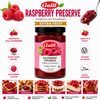 Galil Raspberry Preserve, 13 oz (370g), Extra Fruit Raspberry Jam, Kosher & Halal Certified, Product of Bulgaria