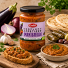 Galil Imam Bayildi Eggplant Appetizer, 19 oz (540g), Traditional Mediterranean Eggplant Spread, Non-GMO, Gluten Free, Vegan, Kosher & Halal Certified, Product of Bulgaria