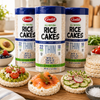 Galil Thin Rice Cakes Sea Salt, 3.5 Oz (100g) – Bundle of 3, Gluten Free Rice Cakes, Non-GMO, Vegan, Low Fat Snack, Kosher & Halal Certified