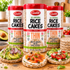 Galil Thin Multi-Grain Rice Cakes with Chia & Quinoa, 3.5 Oz (100g) – Bundle of 3, Gluten Free Rice Cakes, Non-GMO, Vegan, Low Fat Snack, Kosher & Halal Certified