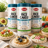 Galil Thin Rice Cakes No Salt, 3.5 Oz (100g) – Bundle of 3, Gluten Free Rice Cakes, No Salt Added, Non-GMO, Vegan, Low Fat Snack, Kosher & Halal Certified