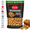 Galil Raw Walnut Halves & Pieces, 5 Oz (142g) – Premium Raw Walnuts, Resealable Bag, Kosher & Halal Certified, Product of USA