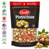 Galil Roasted & Salted Pistachios, 6 Oz (170g) – Premium Pistachios, Resealable Bag, Kosher & Halal Certified, Product of Turkey