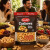 Galil Whole Roasted & Salted Cashews, 7 Oz (198g) – Premium Whole Cashews, Crunchy Nut Snack, Resealable Bag, Kosher & Halal Certified, Product of Israel