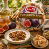 Galil Sun-Dried Turkish Figs, 8 Oz (227g) – Naturally Sweet Dried Figs, No Sugar Added, Gluten Free, High Fiber Snack, Star-K Kosher & Halal Certified, Product of Turkey